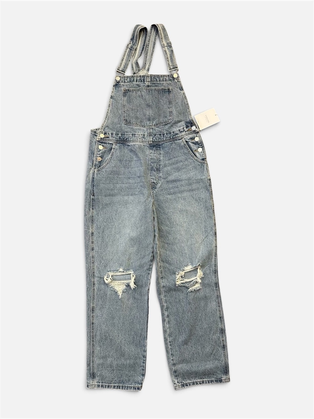 KanCan Light Blue Denim Overalls size Large